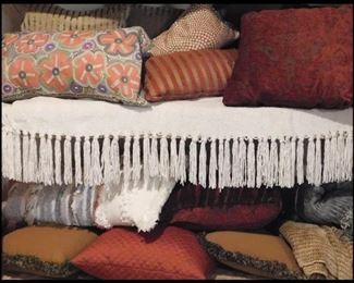 Sampling of the Pillows and Throws.