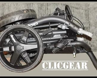 Clicgear.   Golf bag cart.