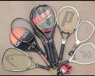Tennis Racquets. Prince, Spaulding, Head and more.