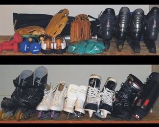  Sporting Goods. Rawlings, Spalding and Mizuno. Baseball Gloves. RD Roller Derby, Reebok, Golf Shoes CCM Champion Deluxe Ice Skates, In-Line Skates, Hand Weights and more.