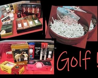  Many New Golf Balls and Tees. 