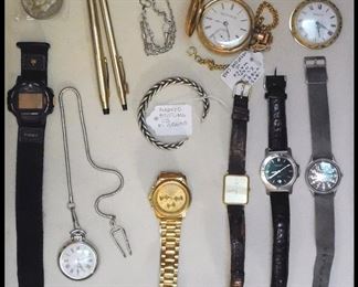 Other Fashion Watches and Jewelry including a 1883 Elgin Nat. Watch with Keystone Case.  Watch # 4788721.
