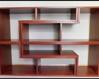Six foot by six foot Modular Shelving Unit. 
