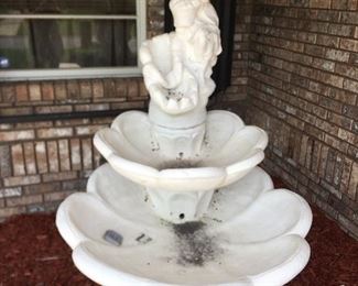 Heavy beautiful fountain..it needs a new home !
