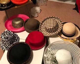 Beautiful selection of hats