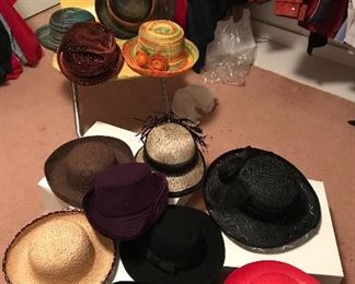 Beautiful selection of hats