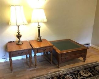 Ethan Allen Tables Plus Lamps