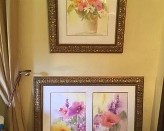 Tina Smith Dual Display and Flowers Waving Back Seriolithographs