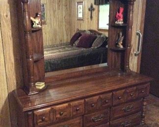 Heavy Wood Dresser 