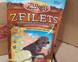 (48) cases Zukes Z-Filets Dog Treat Large Premium Chicken