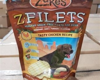 (60) Cases - Zukes Z-Filets Dog Treat Large Premium Chicken