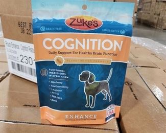 (90) Zukes 99023014 5 oz Enhance Cognition Peanut Butter for Dog