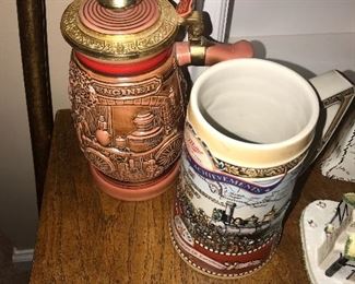 VINTAGE COLLECTIBLE BEER STEINS