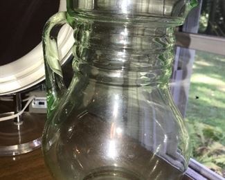 VINTAGE GLASS PITCHER 