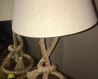 NAUTICAL ROPE TABLE LAMP 