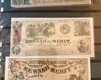 VINTAGE PUBLIC SCHOOL REWARD OF MERIT CERTIFICATES
