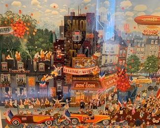 HIRO YAMAGATA “FESTIVAL DE AUTO” HAND SIGNED LIMITED EDITION LITHOGRAPH
