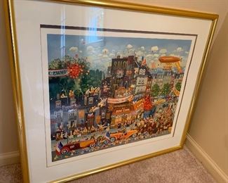 HIRO YAMAGATA “FESTIVAL DE AUTO” HAND SIGNED LIMITED EDITION LITHOGRAPH
