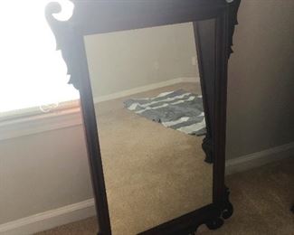 Ornate mirror not reflecting all the vampire cats.