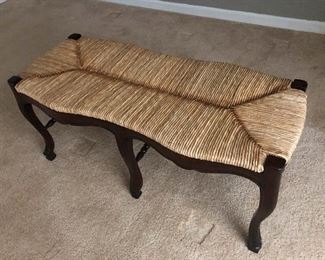 voluptuously shaped woven, like, is that a double length foot stool? You need this!