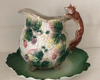 Curious fox wants a sip of cream