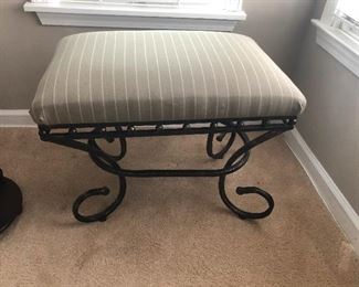 Curly bottom ottoman you need this!