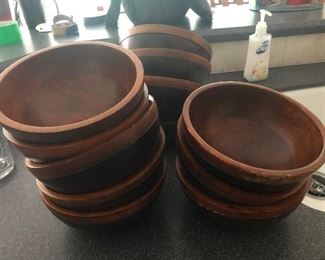 Oooh, carved wooden salad bowls.