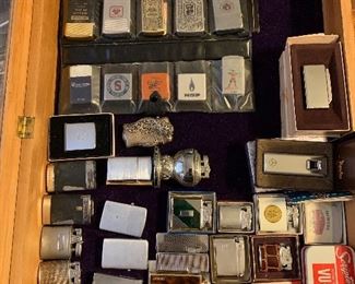 Very large vintage lighter collection. Most have never been used and still in og box.