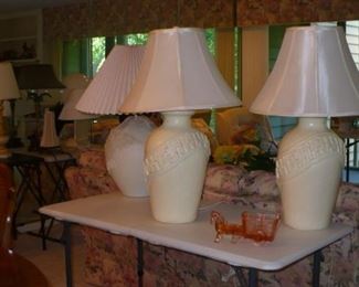 SEVERAL NICE LAMPS