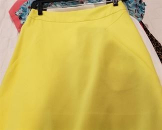 Kate Spade yellow skirt