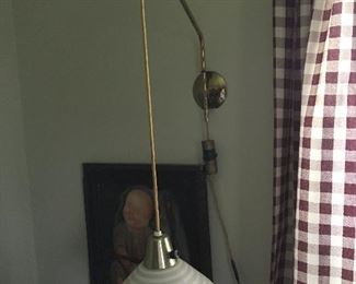 Mid century modern lights, set of two