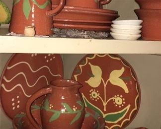 Handmade dining set from a potter in Pleasant Hill, MO
