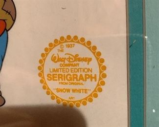 Snow White Serigraph