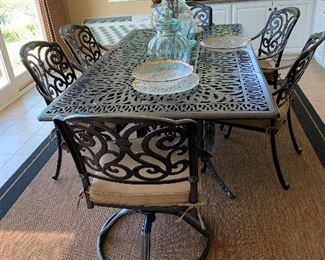 Aluminum Cast Outdoor Patio Set