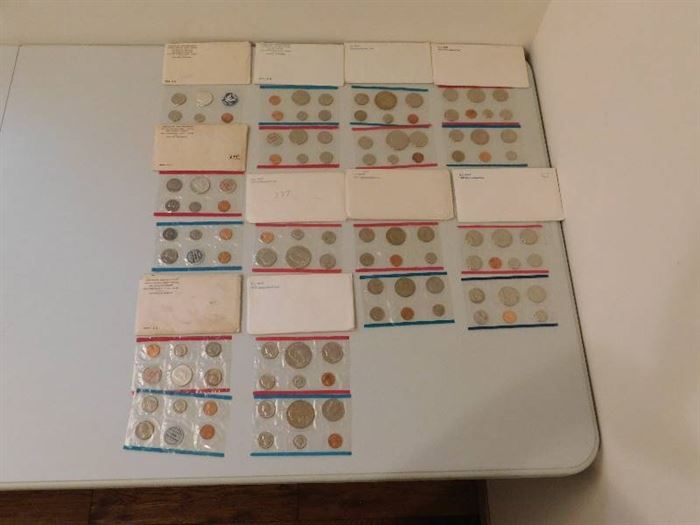 Lot of US Uncirculated Proof Sets