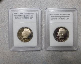 (2) 1983 S BU Kennedy Half Dollars - Perfect Proof