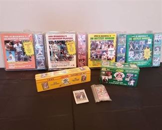 Lot of Sealed 80's and 90's Score Baseball Cards