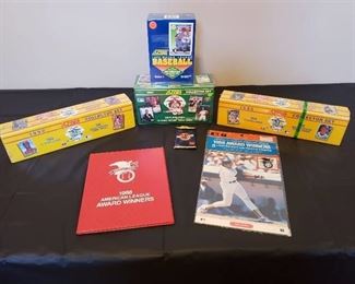 Lot of Sealed 80's and 90's Score Baseball Cards