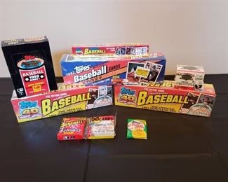 Lot of Sealed 90's Topps Baseball Cards