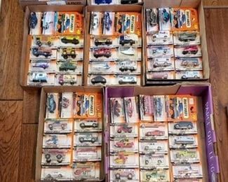 Set of 100 Matchbox Cars