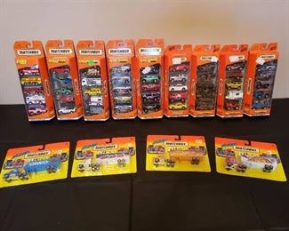 Large Lot of Sealed Matchbox Cars and Trucks
