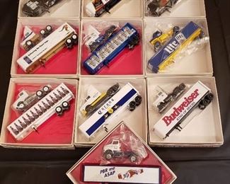 Lot of Winross Beer Trucks