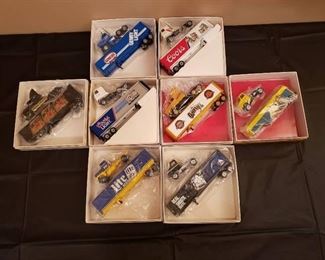 Lot of Winross Beer Trucks