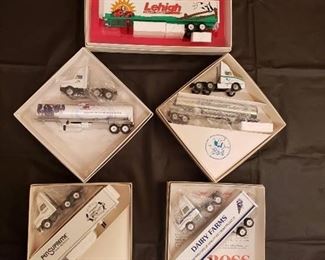 Lot of Winross Dairies Trucks