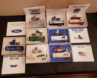 Lot of Winross Ford Trucks