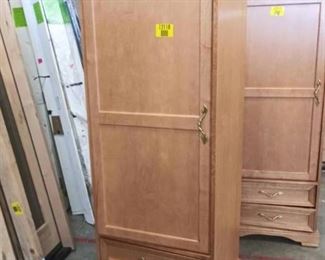 Akin 1 Door 2 Drawer Wardrobe 26 W x 24 D x 73 T