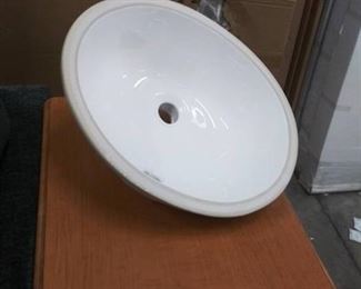 Brand New In Box White Colored Sinks(Quantity of 10)