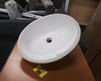 Brand New In Box White Colored Sinks(Quantity of 10)