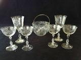 Lot#DA:1 27 piece Fostoria meadow rose