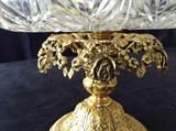 Lot#DA: 2 L&L WMC Cut glass center tray